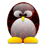 tux, lava