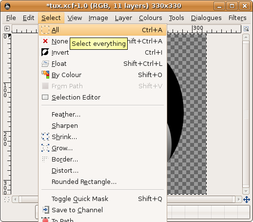 Tux, Screen Shot,