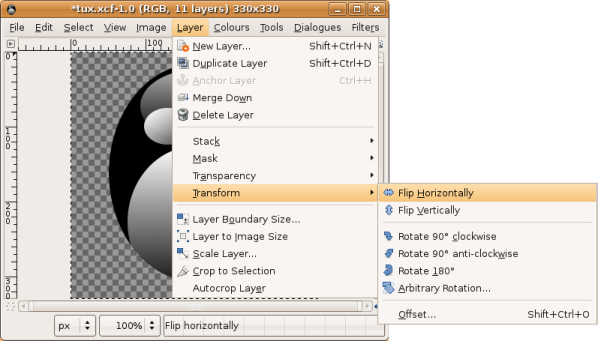 Tux, Screen Shot,