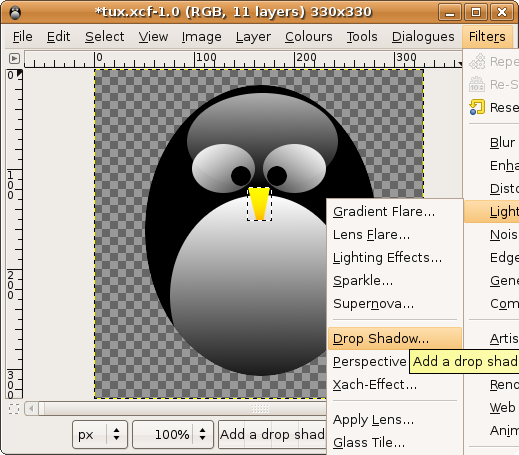 Tux, Screen Shot,