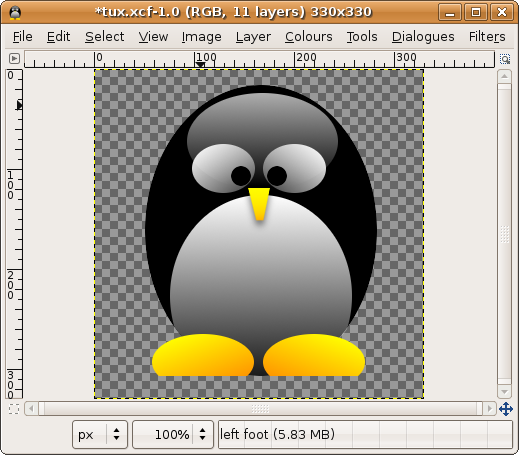 Tux, Screen Shot,